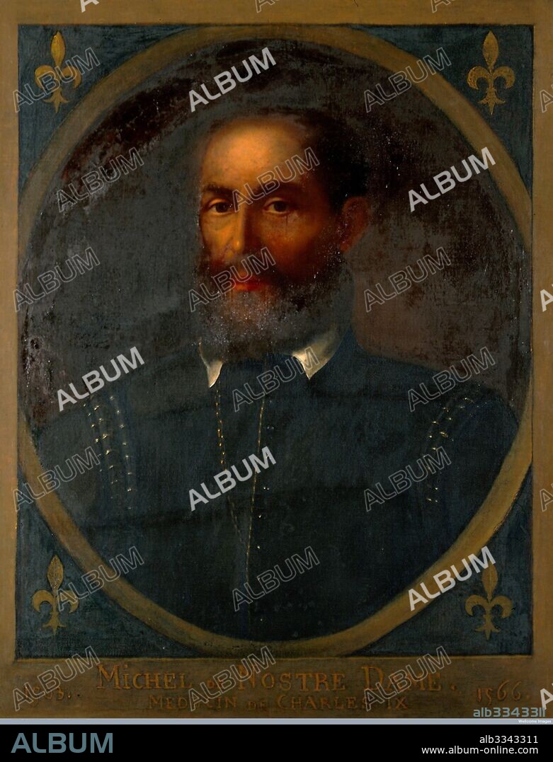 ANONYMOUS. Michel de Nostredame, called Nostradamus (1503-1566).