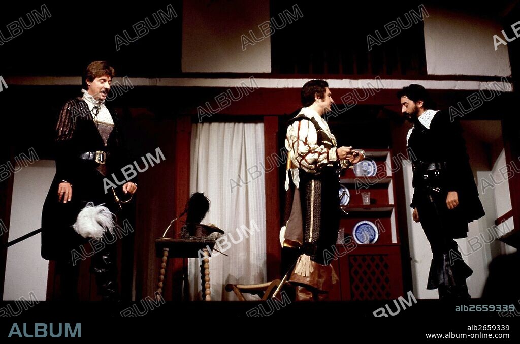 CALDERON DE LA BARCA , PEDRO  ESCRITOR ESPAÑOL . MADRID 1600-1681  " LA DAMA DUENDE ", REPRESENTACION TEATRAL EN EL CORRAL DE ALMAGRO , AÑO 1979  DIRECCION , ANTONIO GUIRAU.