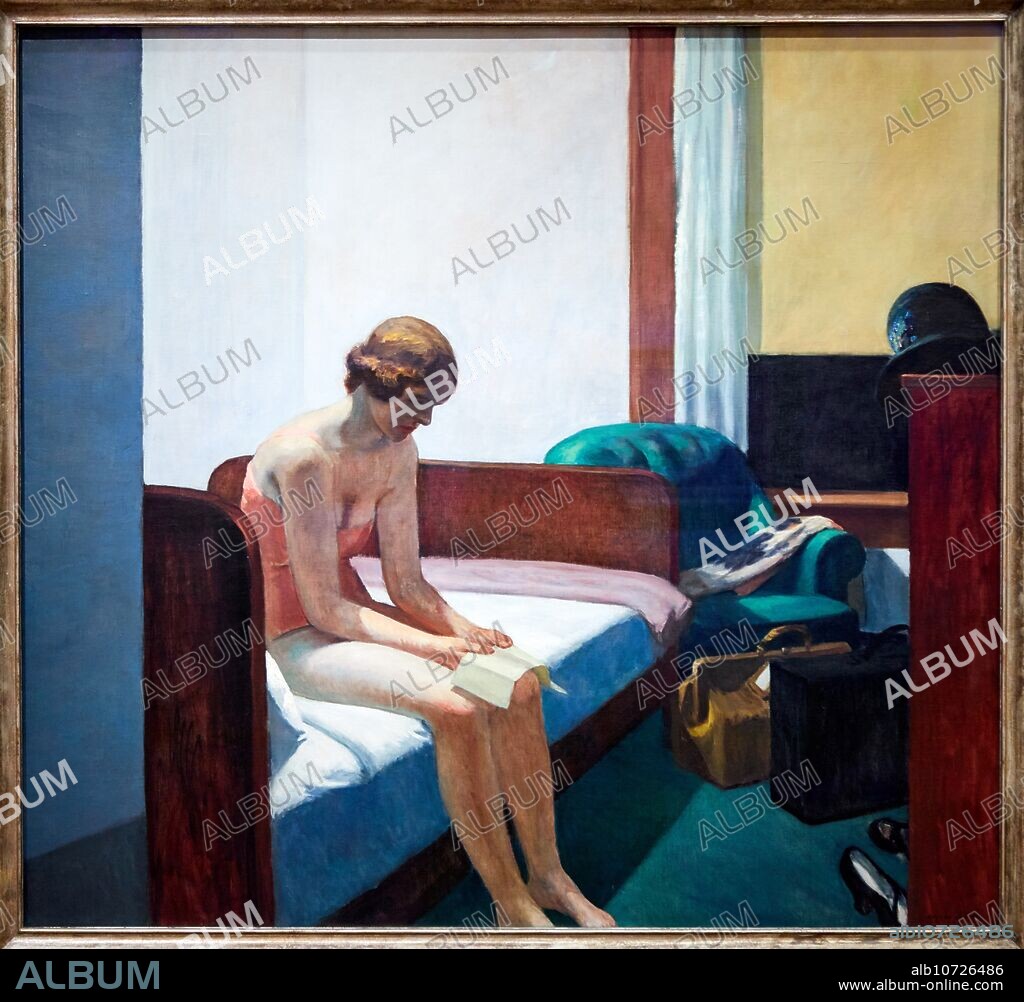 "Hotel Room", 1931, Edward Hopper, Thyssen Bornemisza Museum, Madrid, Spain, Europe.