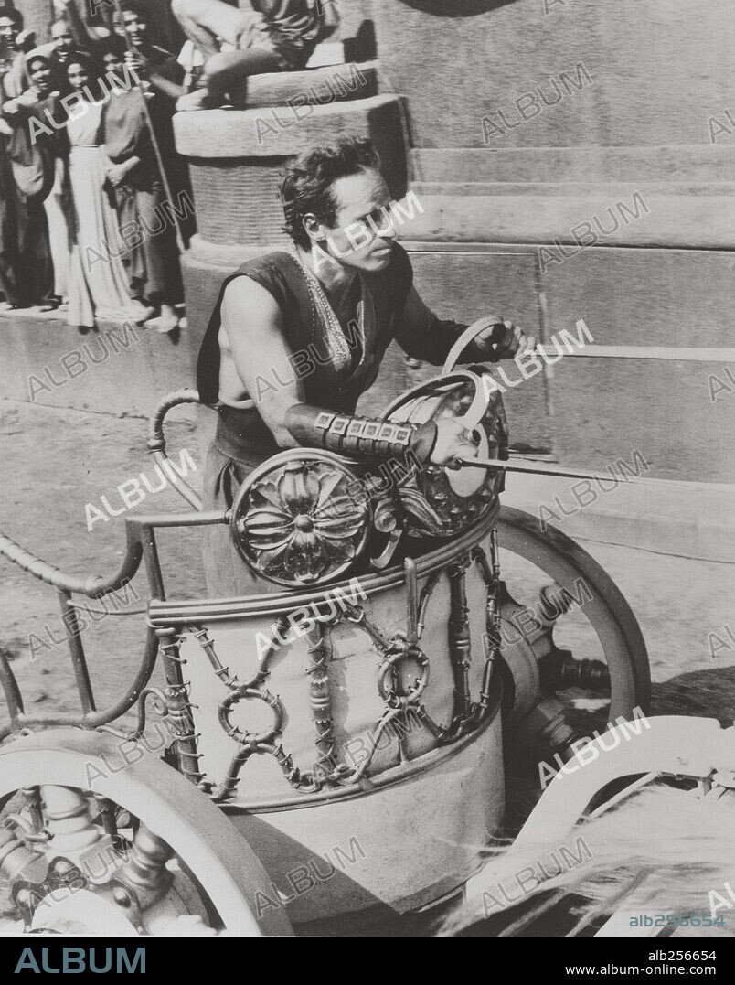 CHARLTON HESTON in BEN-HUR, 1959, unter der Regie von WILLIAM WYLER. Copyright M.G.M.
