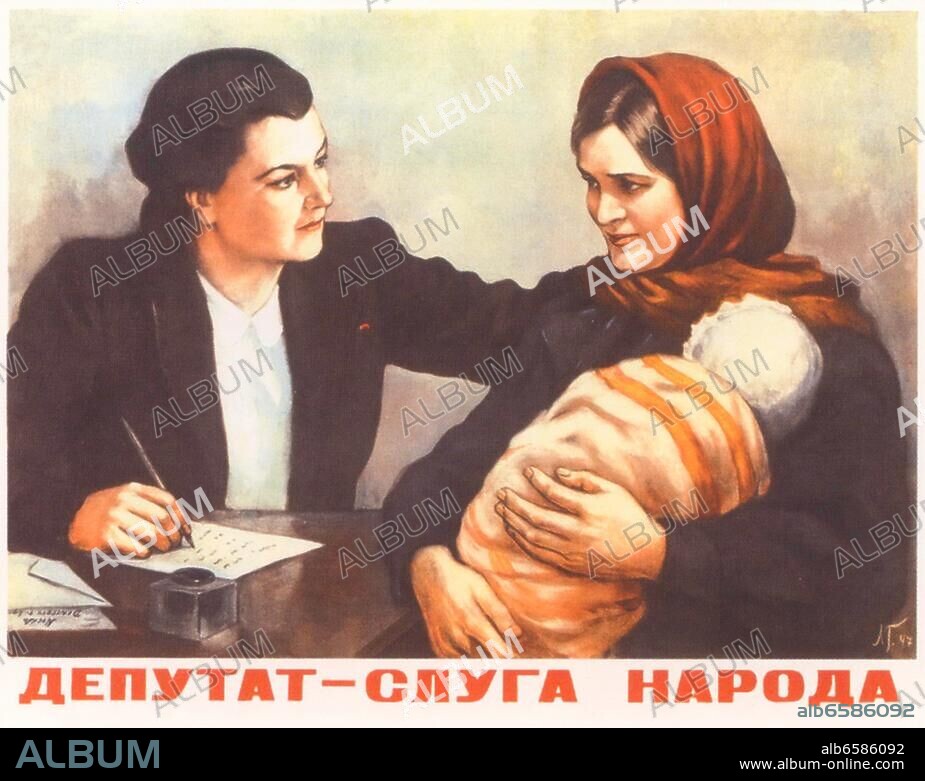 Sowjetunion, Plakat, Agitationsplakat, Propagandaplakat, Poster.