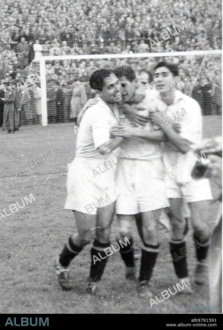 El Sevilla campeón de liga 1945-46.