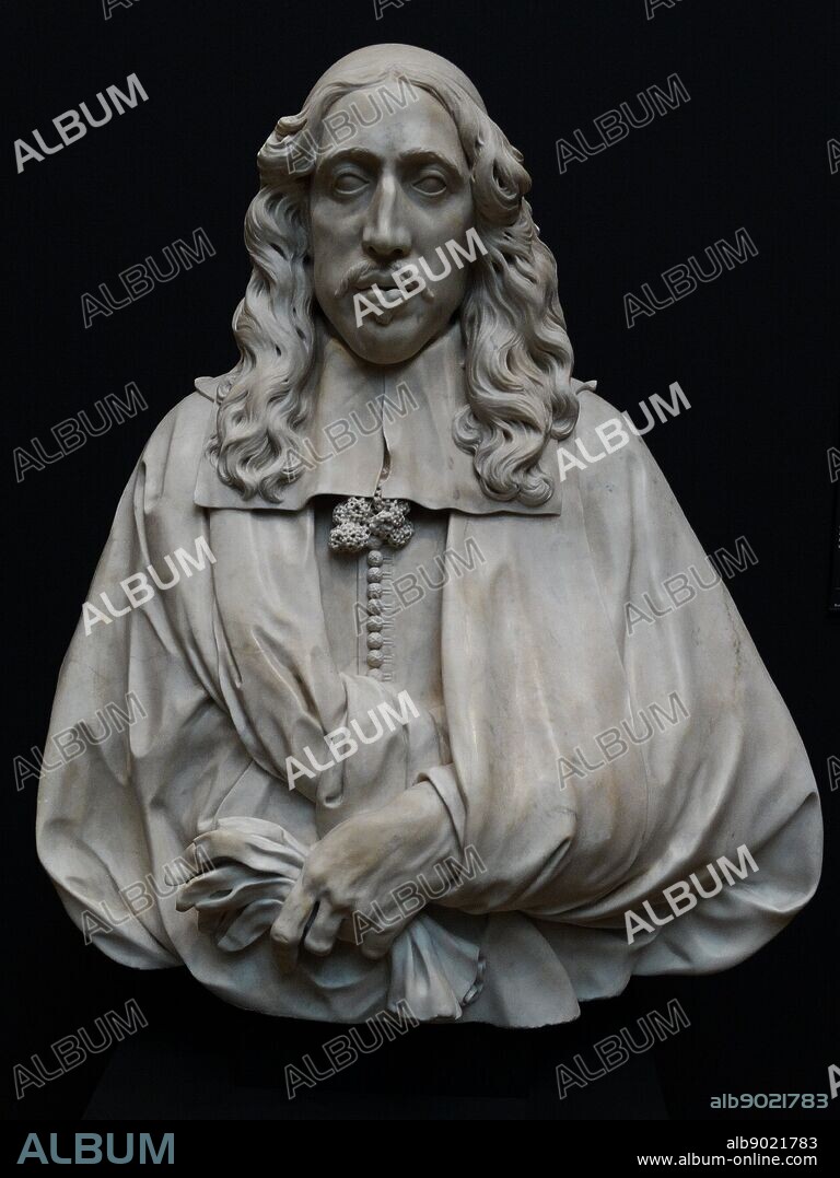 Portrait of Johan de Witt. By Artus Quellinus I (1609-1668). Dated 17th Century.