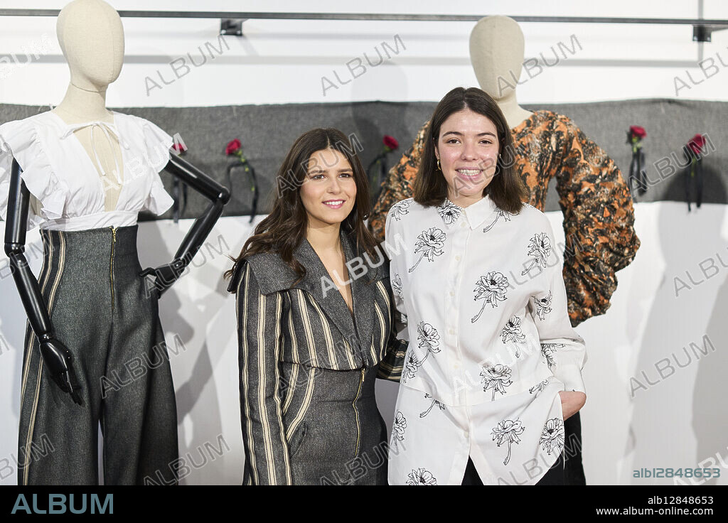 Cayetana Rivera Martinez de Irujo, Claudia Romero presents 'ERAX' new collection at Es Fascinante Space on February 14, 2025 in Madrid, Spain.