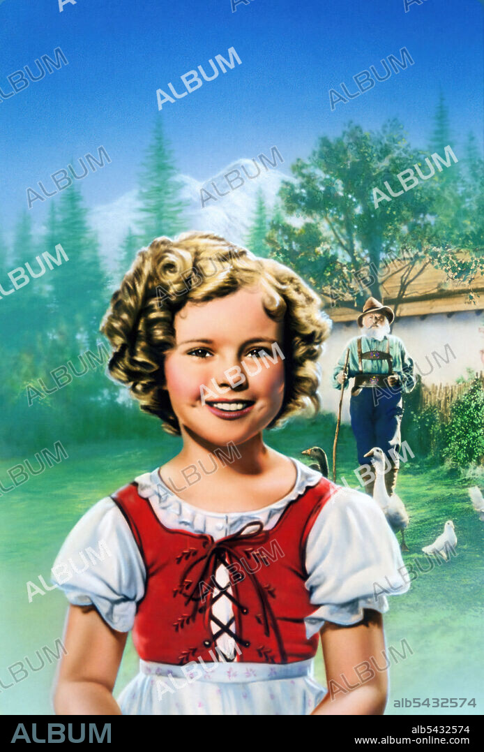 SHIRLEY TEMPLE in HEIDI, 1937, directed by ALLAN DWAN. Copyright 20TH CENTURY FOX.