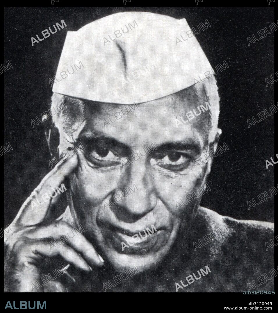 Portrait of Jawaharlal Nehru by Yousuf Karsh. Nehru was the first Prime Minister of India and was massively respected during his lifetime with many Indian children referring to him as 'Uncle Nehru'. He is considered the architect of the modern Indian nation-state.