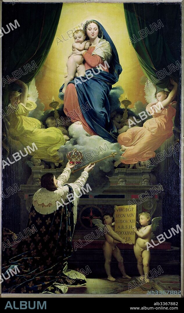 JEAN AUGUSTE DOMINIQUE INGRES. The Vow of Louis XIII.