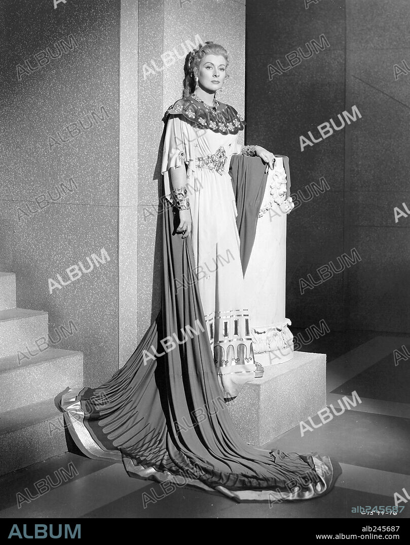 GREER GARSON in JULIUS CAESAR, 1953, unter der Regie von JOSEPH L. MANKIEWICZ. Copyright M.G.M.