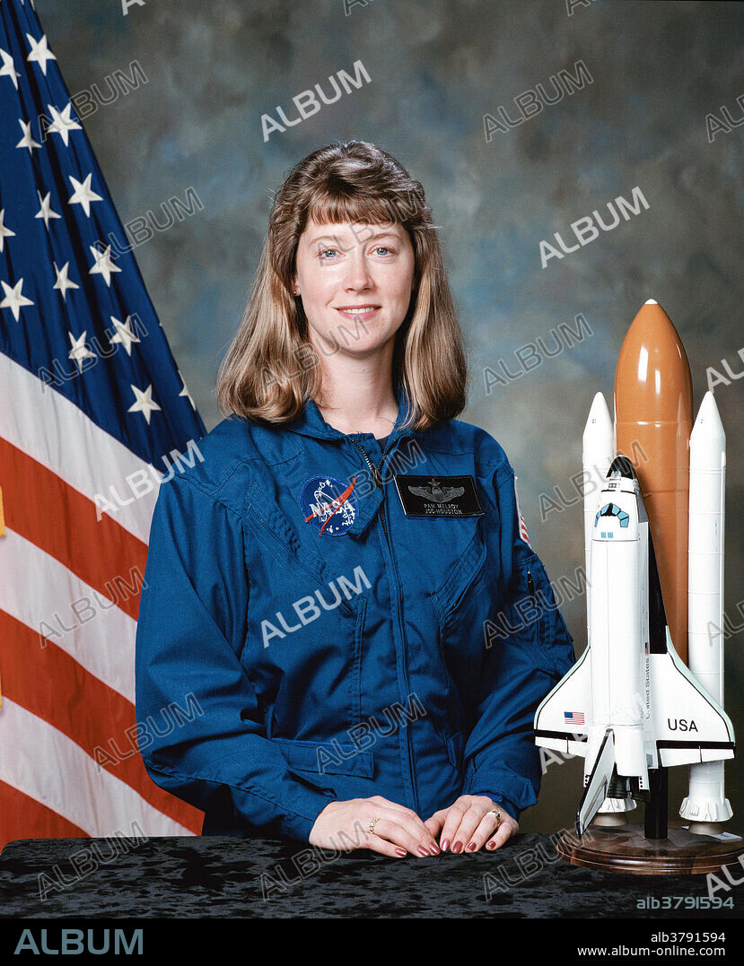 Official portrait of astronaut Pamela A. Melroy, pilot. Melroy will be commanding STS-120. The STS-120 mission will deliver the U.S. Node 2 module, named Harmony, aboard space shuttle Discovery to the International Space Station. Launch of Discovery on mission STS-120 is targeted for Oct. 23, 2007 at 11:38 a.m. EDT on a 14-day mission. This marks the first time an ISS expedition will be commanded by a woman. This also marks the first time the both commanders of the joint mission between ISS Expediton 16 and STS-120 will be women (Peggy Whitson, and Melroy, respectively) .