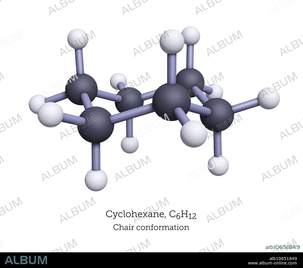 Cyclohexane is a common organic compound used in industry primarily to make adipic acid and caprolactam, both precursors of nylon polymers.