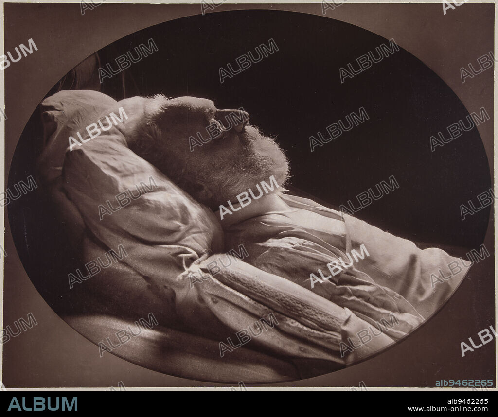 Victor Hugo on his deathbed, Nadar (Gaspard-Félix Tournachon, dit), Photographer, 23-5-1885, 4th quarter of the 19th century, House of Victor Hugo - Hauteville House, Photography, Photography, Gelatino-silver bromide print, Paris, Dimensions - Work:, Height: 19.5 cm, Width: 24.8 cm.
