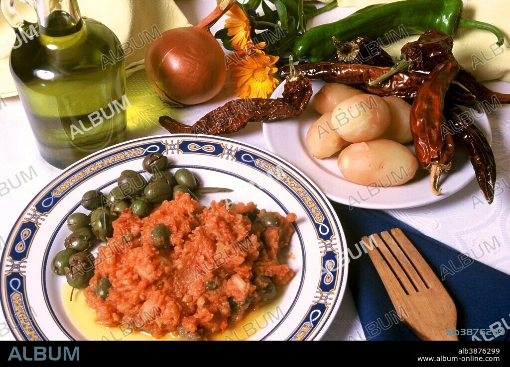 Rin-Ran (salad), Jaen, Region of Andalusia, Spain, Europe.