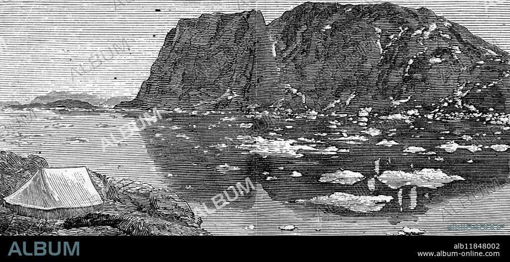 The Danish Expedition to the East Coast of Greenland - Umanak. 22 May 1886.