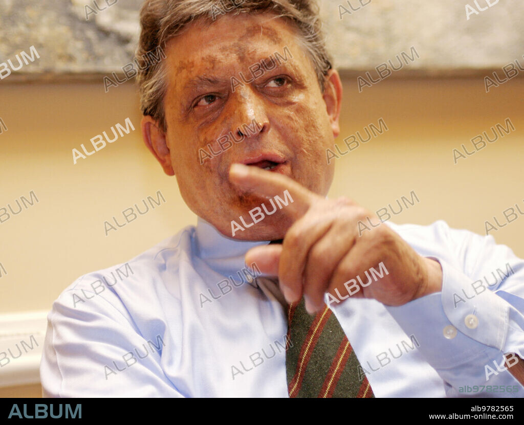 Madrid. 11/06/03. Jaime Paz Zamora, former president of Bolivia. Photo: José Luis Álvarez.