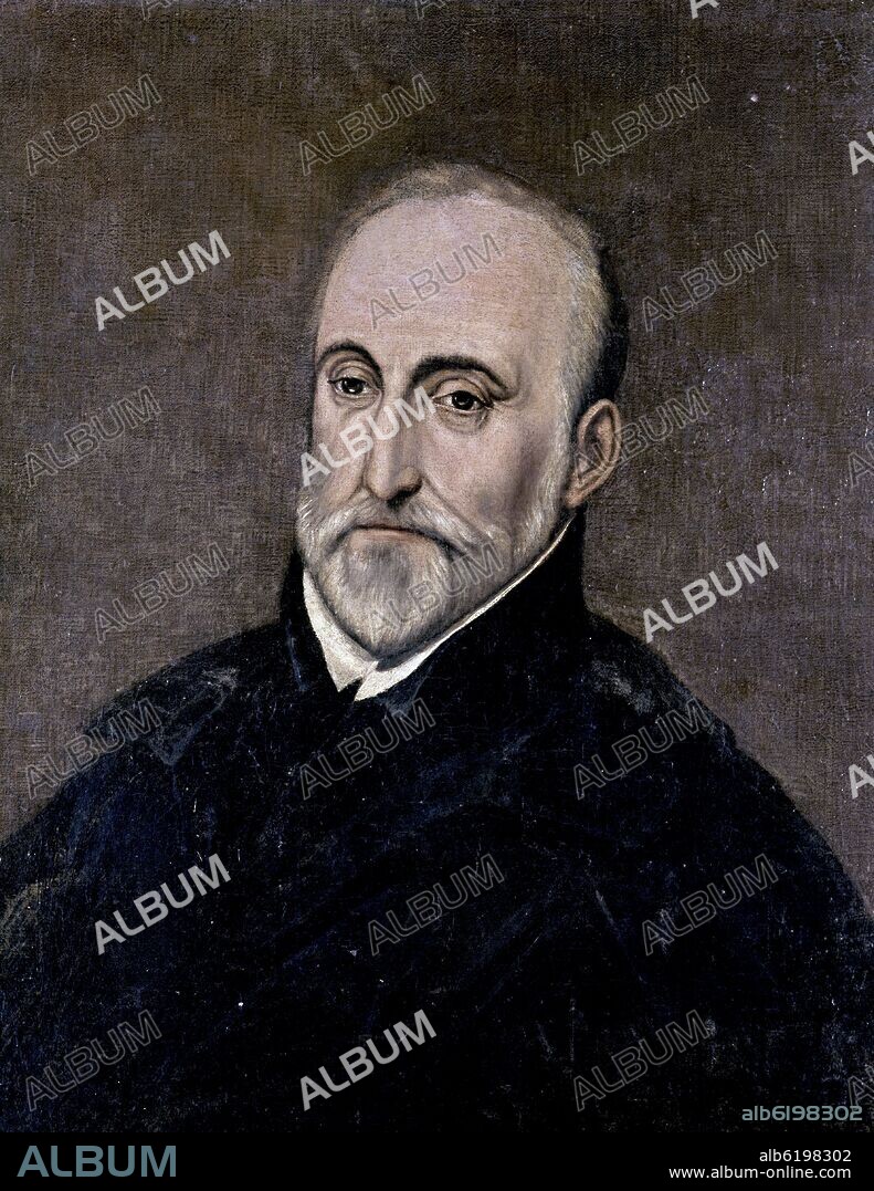 EL GRECO. 'Alonso de Covarrubias', 16th century, Spanish Mannerism.