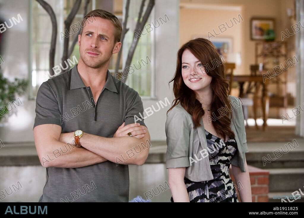EMMA STONE et RYAN GOSLING dans CRAZY, STUPID, LOVE, 2011, réalisé par GLENN FICARRA et JOHN REQUA. Copyright CAROUSEL PRODUCTIONS / GLASS, BEN.