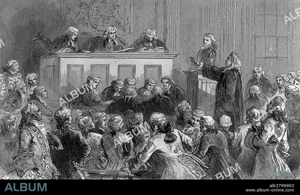 Illustration showing Andrew Hamilton defending John Peter Zenger in court. Zenger (1697-1746) was a defendant in a landmark legal case that determined that truth was a defense against charges of libel and laid the foundation for American press freedom. He printed a publication called The New York Weekly Journal which had harshly criticized the actions of the corrupt royal governor, William S. Cosby. Zenger never denied printing the pieces. His lawyer, Andrew Hamilton, decided to plead his client's case directly to the jury, admitting that Zenger printed the charges but demanding that the prosecution prove them false. After the arguments for both sides were finished, the jury was retired, only to return shortly with a verdict of not guilty. Although true freedom of the press was not known until the passage of the First Amendment, publishers felt freer to print their honest views.