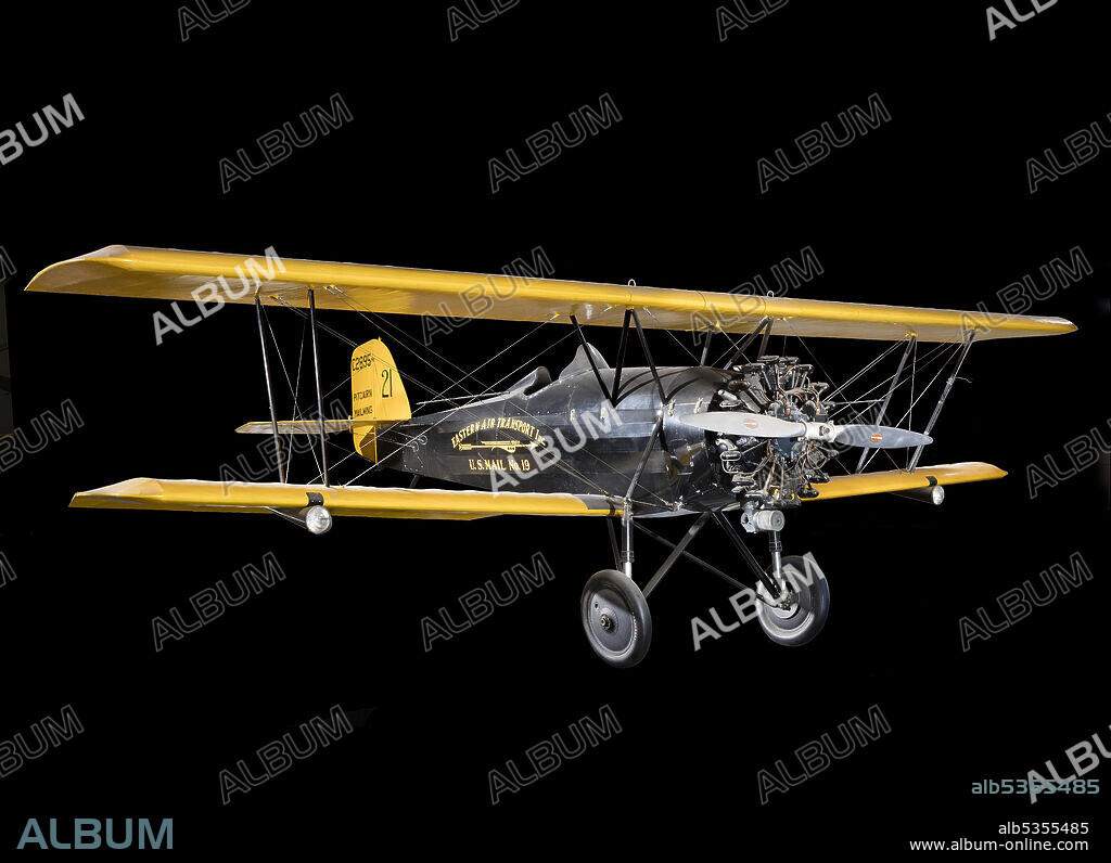 PITCAIRN AIRCRAFT INC.. Air transport; mail plane; single engine; bi-plane. The Pitcairn PA-5 Mailwing was designed to carry air mail along the routes of the eastern United States. Efficient and economical, it helped build the route structure for what would ultimately become Eastern Air Lines. The Mailwing NC-2895 was built in 1927 and was the prototype for a series of Pitcairn mail planes. It combined a square-steel-tube fuselage with wooden wings, both covered by fabric. After it became obsolete as a mail plane, this airplane served several private owners, survived a crash, and saw use as a crop-duster. It was repurchased by employees of Eastern Air Lines, restored, and presented to company president Capt. Edward V. Rickenbacker, who later donated it to the Museum. The plane was restored in 1975 by veteran Eastern pilot Capt. Joseph Toth.
