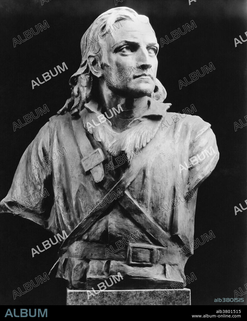 Statue of John James Audubon by Alexander Stirling Calder. John James Audubon (1785-1851) was a French-American ornithologist, naturalist, and painter. He was notable for his expansive studies to document all types of American birds and for his detailed illustrations that depicted the birds in their natural habitats. His major work, a color-plate book entitled The Birds of North America (1827-1839), is considered one of the finest ornithological works ever completed. Audubon identified 25 new species and a number of new sub-species. Audubon method for drawing bird: he killed them using fine shot and then used wires to prop them into a natural position. In 1848, he manifested signs of senility, his "noble mind in ruins." He died at his family home in 1851.