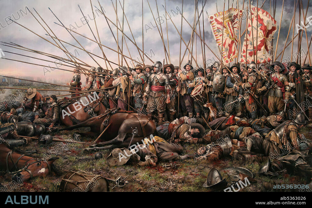 Augusto Ferrer-Dalmau  (1964?) / Batalla de Rocroi, 2011.
170 cm x 100 cm.