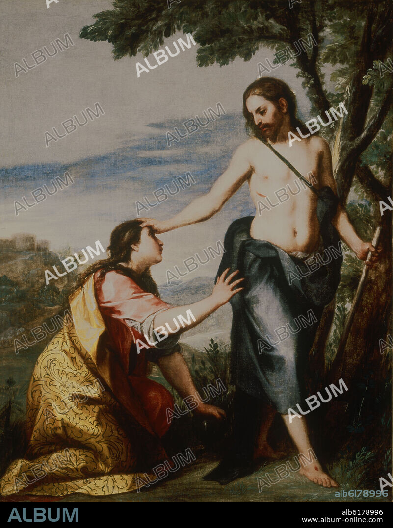 ALONSO CANO. NOLI ME TANGERE, 1640, O/L, 141,5x109,5,.