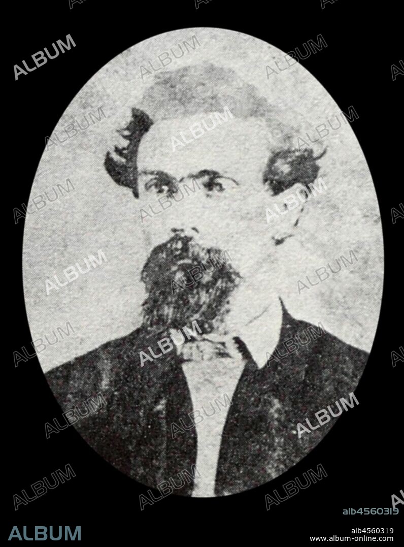 Frank Reno 1837-1868 a member of the Reno Gang, also known as the Reno Brothers Gang and The Jackson Thieves, were a group of criminals that operated in the Midwestern United States during and just after the American Civil War. Though short-lived, they carried out the first three peacetime train robberies in U.S. history. Most of the stolen money was never recovered. The gang was broken up by the lynching's of ten of its members by vigilante mobs in 1868. The murders created an international diplomatic incident with Canada and Great Britain, a general public uproar, and international newspaper coverage. No one was ever identified or prosecuted for the lynching's.