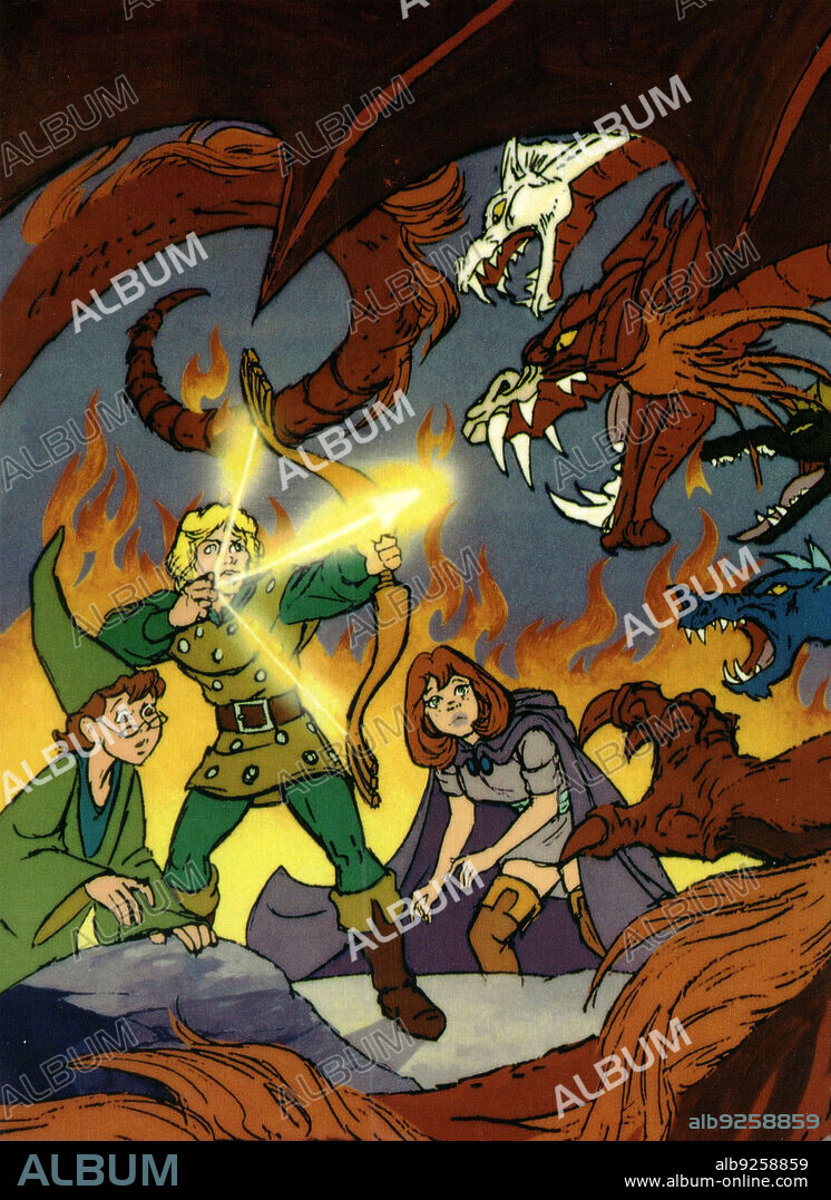 DRAGONES Y MAZMORRAS, 1983 (DUNGEONS & DRAGONS), dirigida por JOHN GIBBS. Copyright MARVEL PRODUCTIONS.