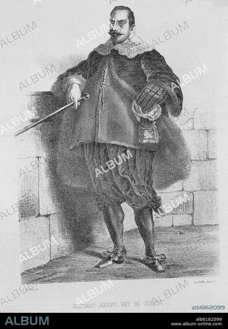 H ESPAÑA-GUSTAVO ADOLFO REY DE SUECIA.