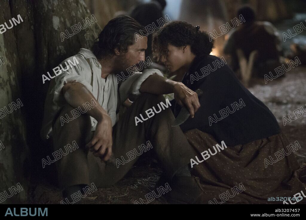 GUGU MBATHA-RAW and MATTHEW McCONAUGHEY in THE FREE STATE OF JONES, 2016, directed by GARY ROSS. Copyright LARGER THAN LIFE.
