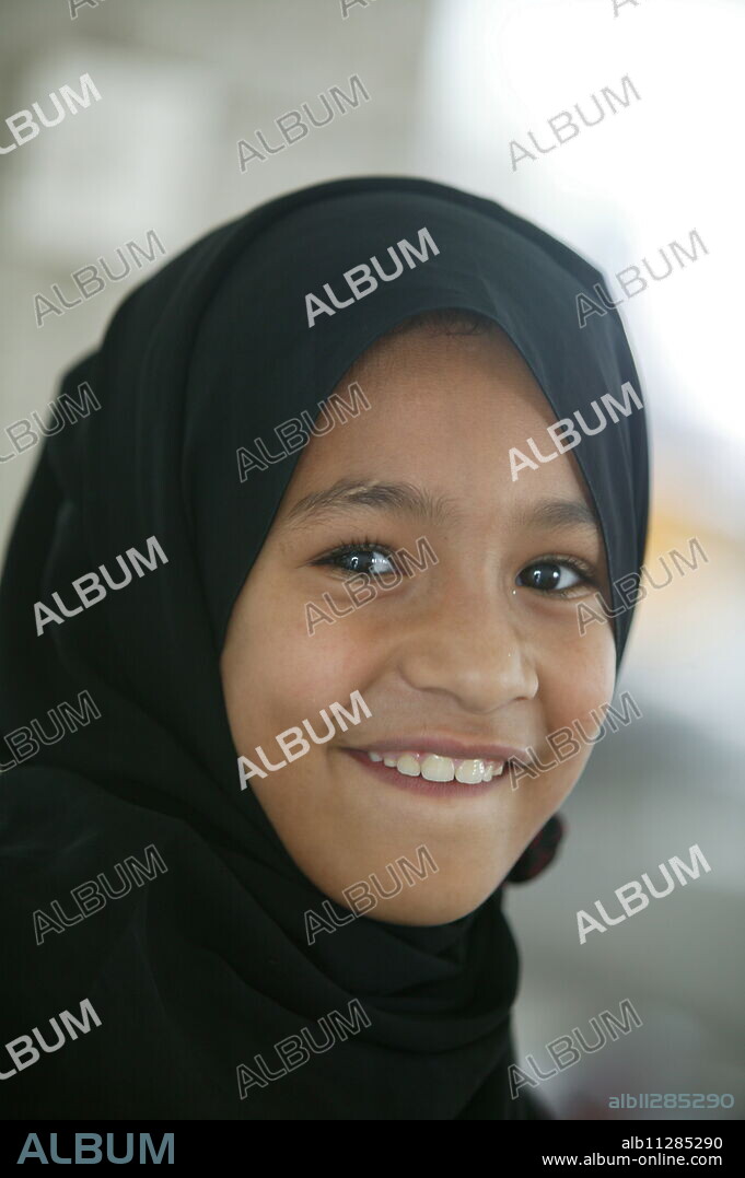 Oman girl, Muscat, Oman, Middle East.