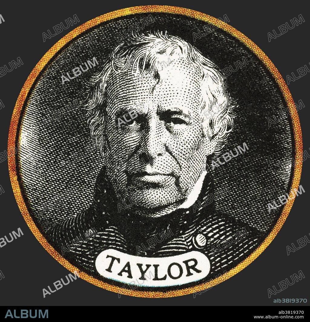 Zachary Taylor (November 24, 1784 - July 9, 1850) was the 12th President of the USA (1849-50) and an American military leader. He made a name for himself in the War of 1812. He established military forts along the Mississippi River and entered the Black Hawk War as a colonel in 1832. His success in the Second Seminole War attracted national attention and earned him the nickname "Old Rough and Ready". In 1846 the Mexican-American War broke out, and Taylor led American troops to victory and became a national hero. The Whig Party convinced him to lead their ticket, despite his unclear platform and lack of interest in politics. As president he kept his distance from Congress and his cabinet, even as partisan tensions threatened to divide the Union. Despite being a Southerner and a slaveholder himself, Taylor did not push for the expansion of slavery. To avoid the question, he urged settlers in New Mexico and California to bypass the territorial stage and draft constitutions for statehood, setting the stage for the Compromise of 1850. Taylor died suddenly of a stomach-related illness in July 1850 at the age of 65 after serving only 16 months of his presidential term.