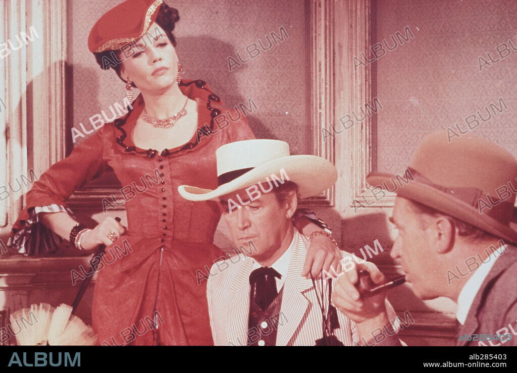 JAMES STEWART in CHEYENNE AUTUMN, 1964, directed by JOHN FORD. Copyright WARNER BROTHERS.