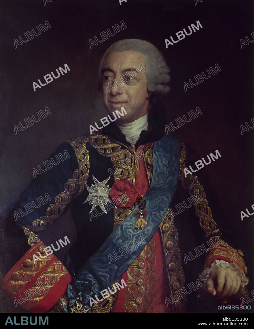 ANTON RAPHAEL MENGS. FERNANDO SILVA ALVAREZ DE TOLEDO - XII DUQUE DE ALBA 1714/1776 (DUQUE DE HUESCAR) - NEOCLASICISMO.