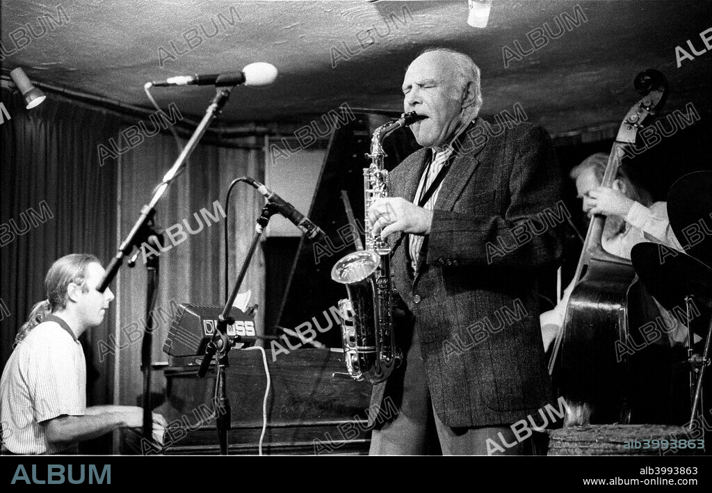 Herb Geller, Bass Clef, London, April 1990.
