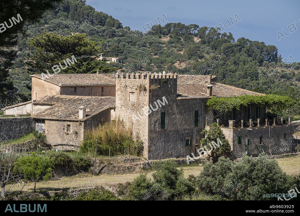 Es Collet fortified house, Estellencs, Mallorca, Balearic Islands, Spain.