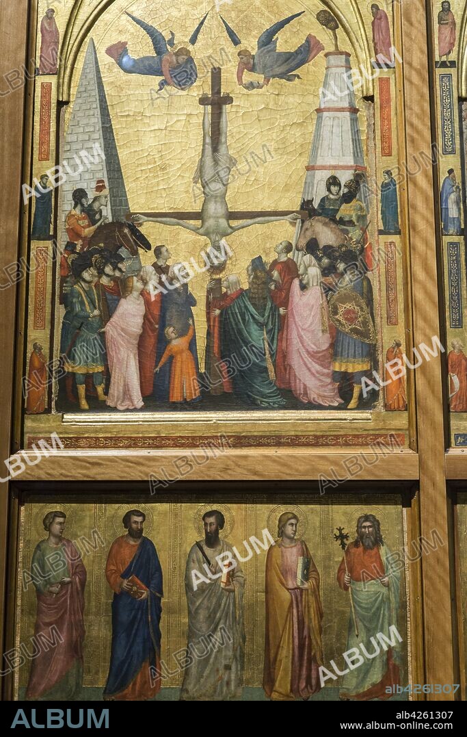 Vatican pinacoteca,Giotto di Bondone and assistants, Stefaneschi triptych(1320),Vatican museum, Vatican city, Rome, Italy.