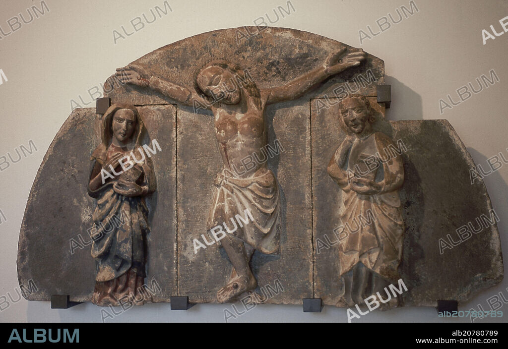 CRUCIFIXION - TIMPANO ROMANICO.