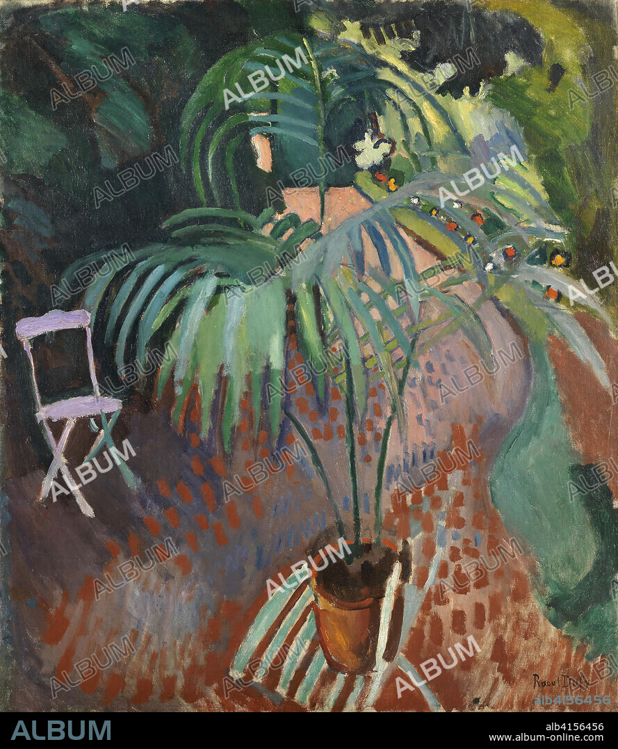 Raoul Dufy (Le Havre, 1877-Forcalquier, 1953). La pequeña palmera (hacia 1906). Óleo sobre lienzo. 91 x 79 cm.