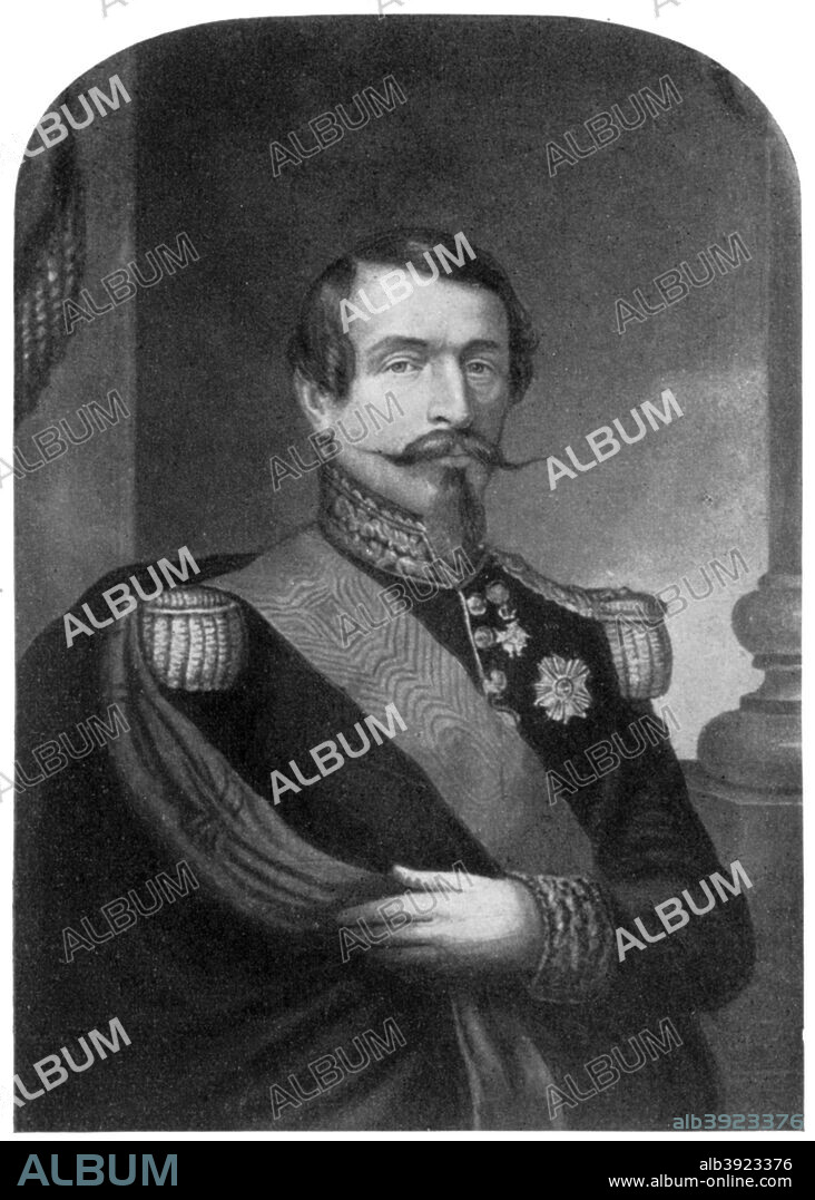 Charles Louis Napoleon Bonaparte, Emperor of the French, 19th century (1910). Napoleon III (1808-1873) ruled the French Second Empire from 1852 until he was forced into exile after France's defeat in the Franco-Prussian War of 1870-1871. A print from The Connoisseur, (London, 1910).