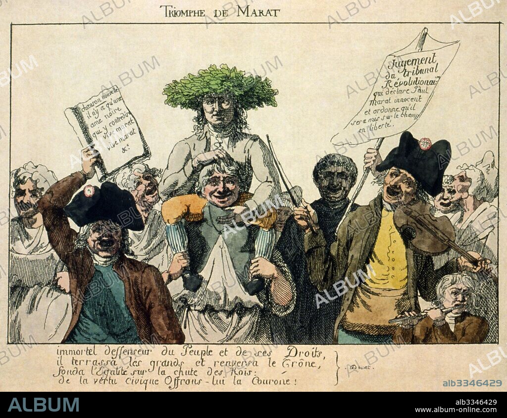 FRENCH MASTER. The Triumph of Marat.