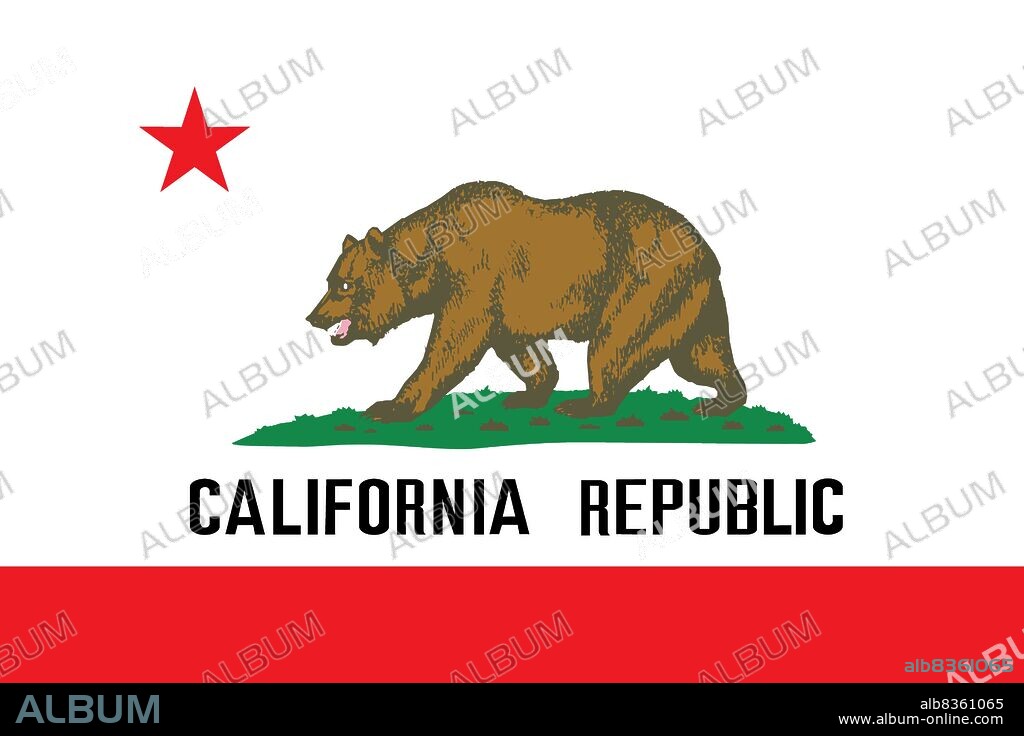 California state flag.