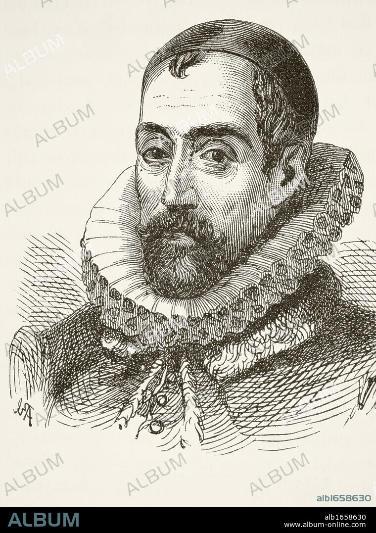 Sir Francis Walsingham 1532 to 1590. English statesman and intelligence chief for Queen Elizabeth I. From The National and Domestic History of England by William Aubrey published London circa 1890.