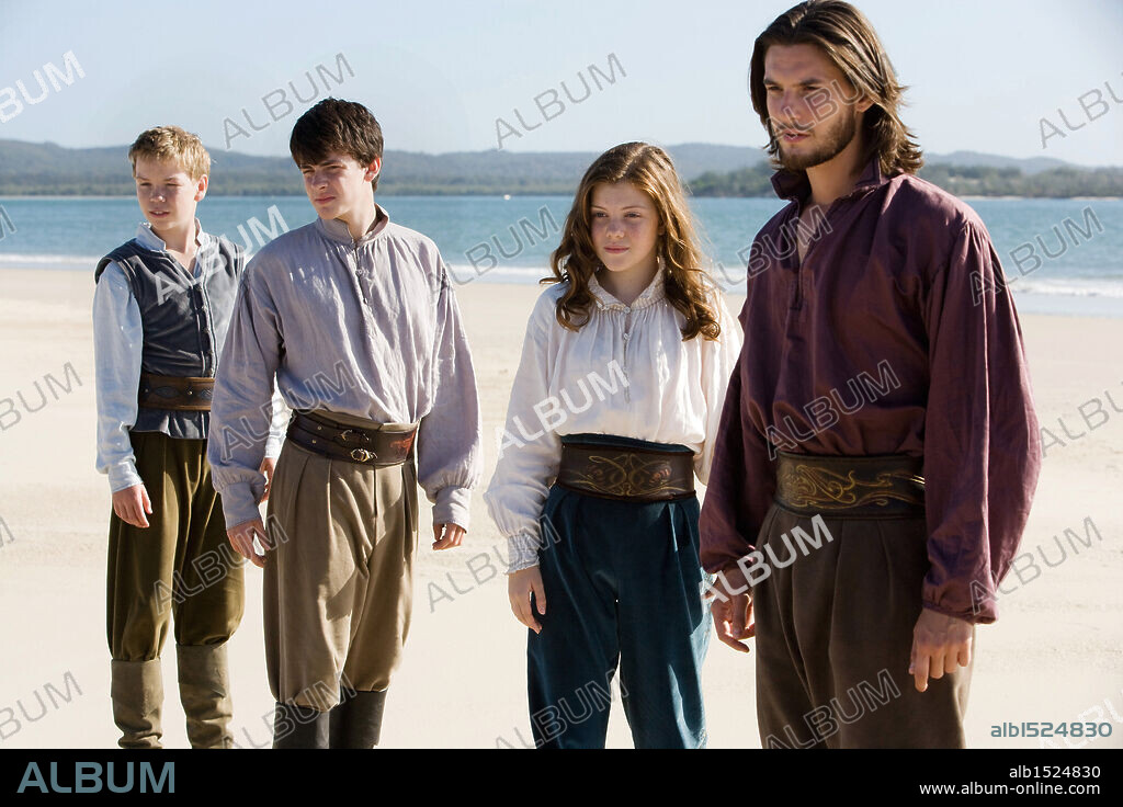 BEN BARNES, GEORGIE HENLEY, SKANDAR KEYNES and WILL POULTER in CHRONICLES OF NARNIA, THE: THE VOYAGE OF THE DAWN TREADER, 2010, directed by MICHAEL APTED. Copyright 20TH CENTURY FOX.