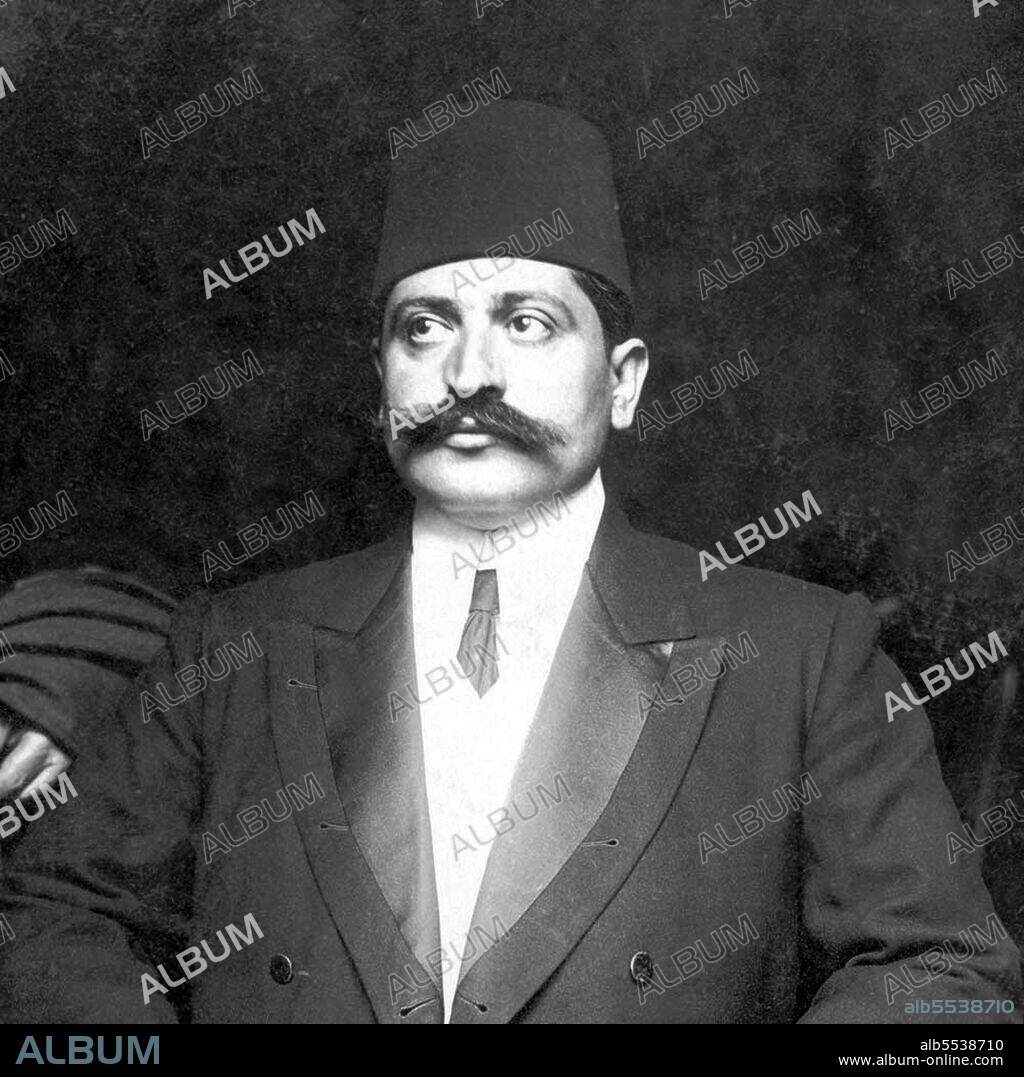 Mehmed Talaat Pasha (Ottoman Turkish: ???? ???? ????; Turkish: Mehmed Talât Pasha; 1874 – 15 March 1921), commonly known as Talaat Pasha, was one of the triumvirate known as the Three Pashas that de facto ruled the Ottoman Empire during the First World War. His career in Ottoman politics began by becoming Deputy for Edirne in 1908, then Minister of the Interior and Minister of Finance, and finally Grand Vizier (equivalent to Prime Minister) in 1917. He fled the empire with Enver Pasha and Djemal Pasha (the other members of the Three Pashas) in 1918, and was assassinated in Berlin in 1921 by Soghomon Tehlirian, a survivor of the Armenian Genocide. Talaat Pasha, as Interior Minister, ordered on 24 April 1915 the arrest and deportation of Armenian intellectuals in Constantinople, and requested the Tehcir Law (Temporary Deportation Law) of 30 May 1915 that initiated the Armenian Genocide. He is widely considered the main perpetrator of the ethnic cleansing.