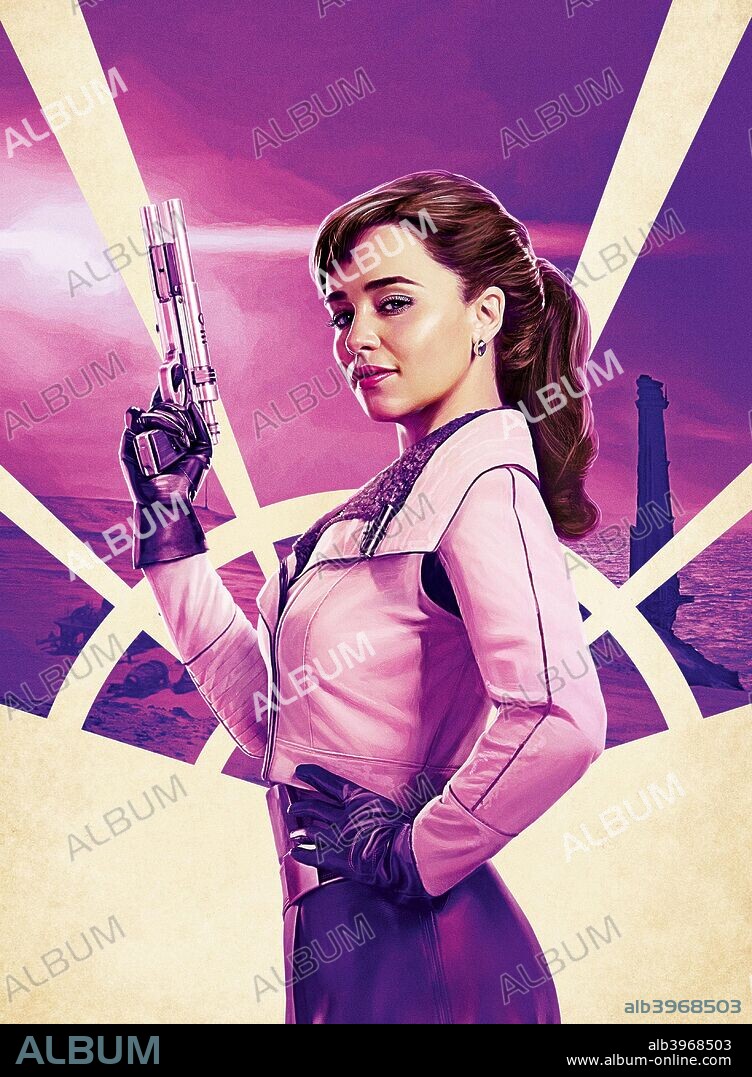 EMILIA CLARKE in SOLO: A STAR WARS STORY, 2018, directed by RON HOWARD. Copyright Lucasfilm/Walt Disney Productions.