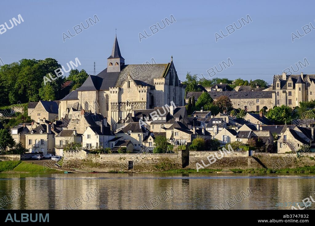 Church, Candes Saint Martin, Loire Valley, UNESCO World Heritage Site, Indre et Loire, France, Europe.