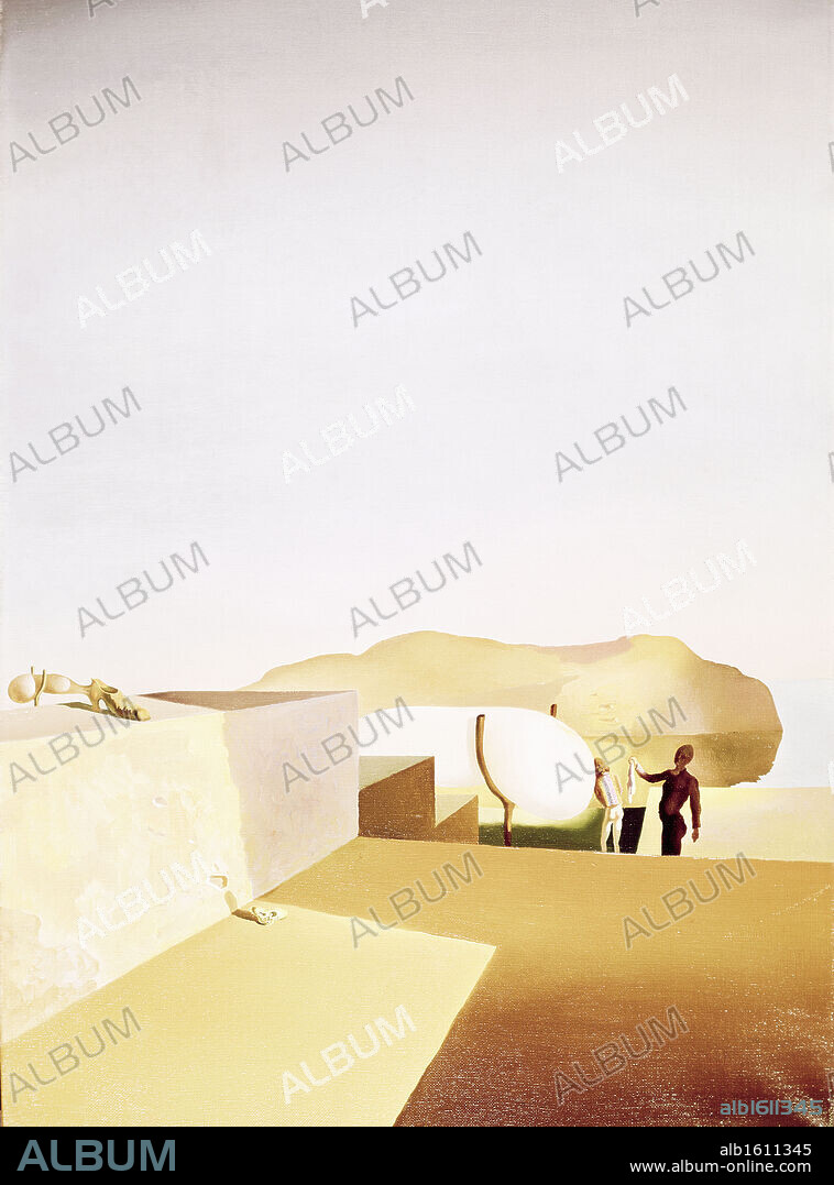 SALVADOR DALÍ. Persistence of fair weather by Salvador Dali, 1934, 1904-1989.