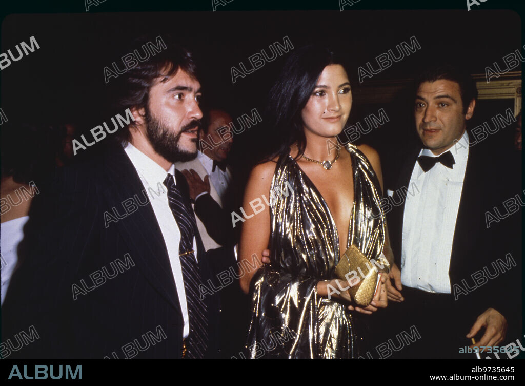 1985. (CA.). Patxi Andión y su esposa, Gloria Monís.