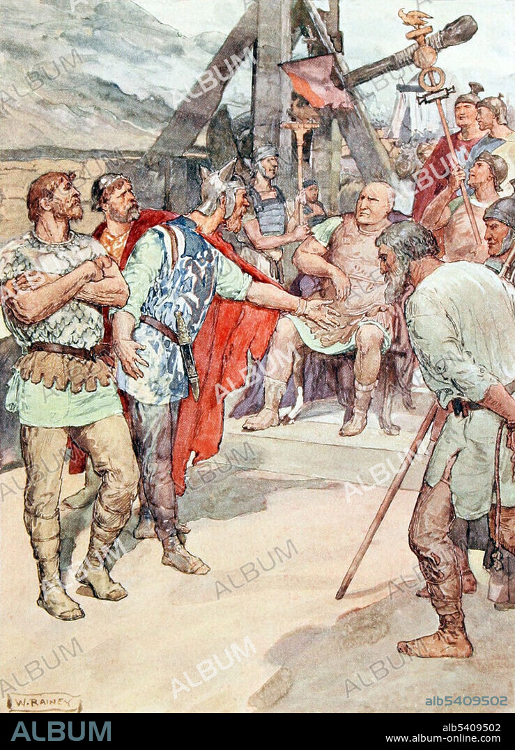 Gaius Marius and the Cimbri Ambassadors, 2nd Century BC