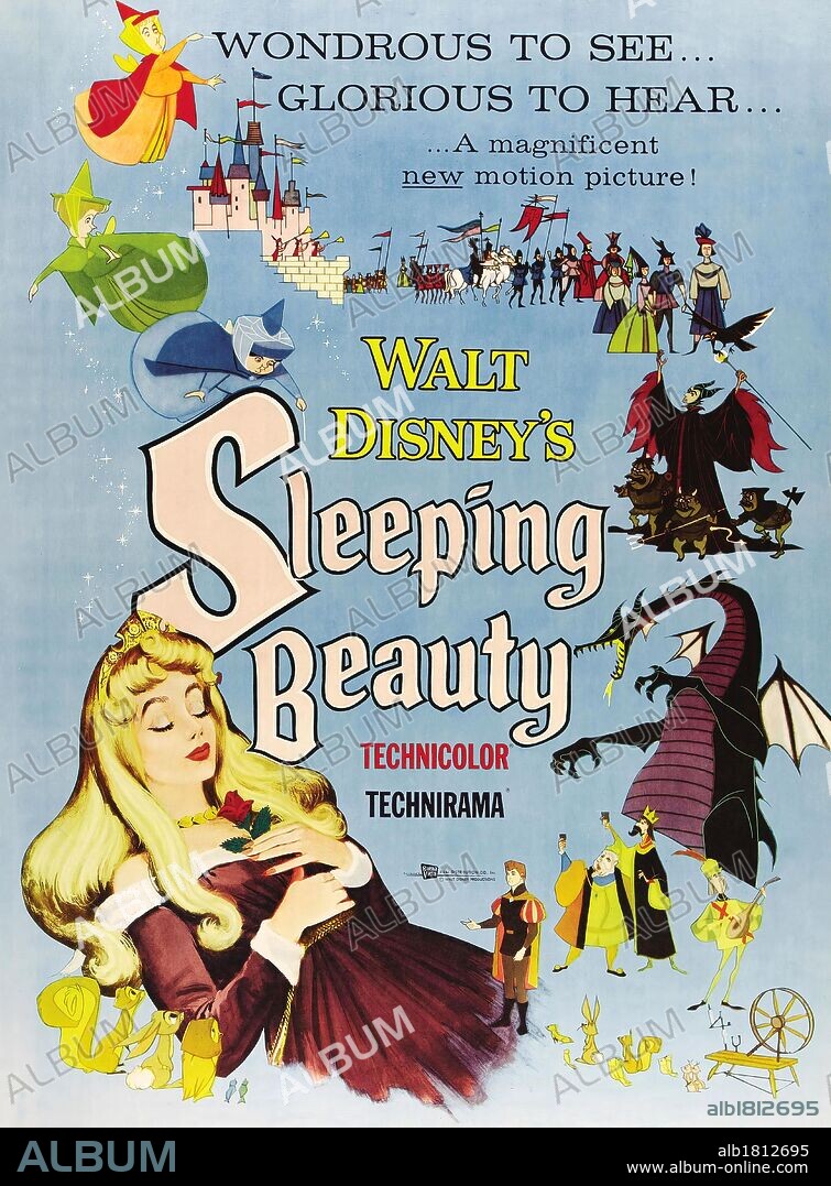 Poster Of Sleeping Beauty 1959 Directed By Wolfgang Reitherman Copyright Walt Disney